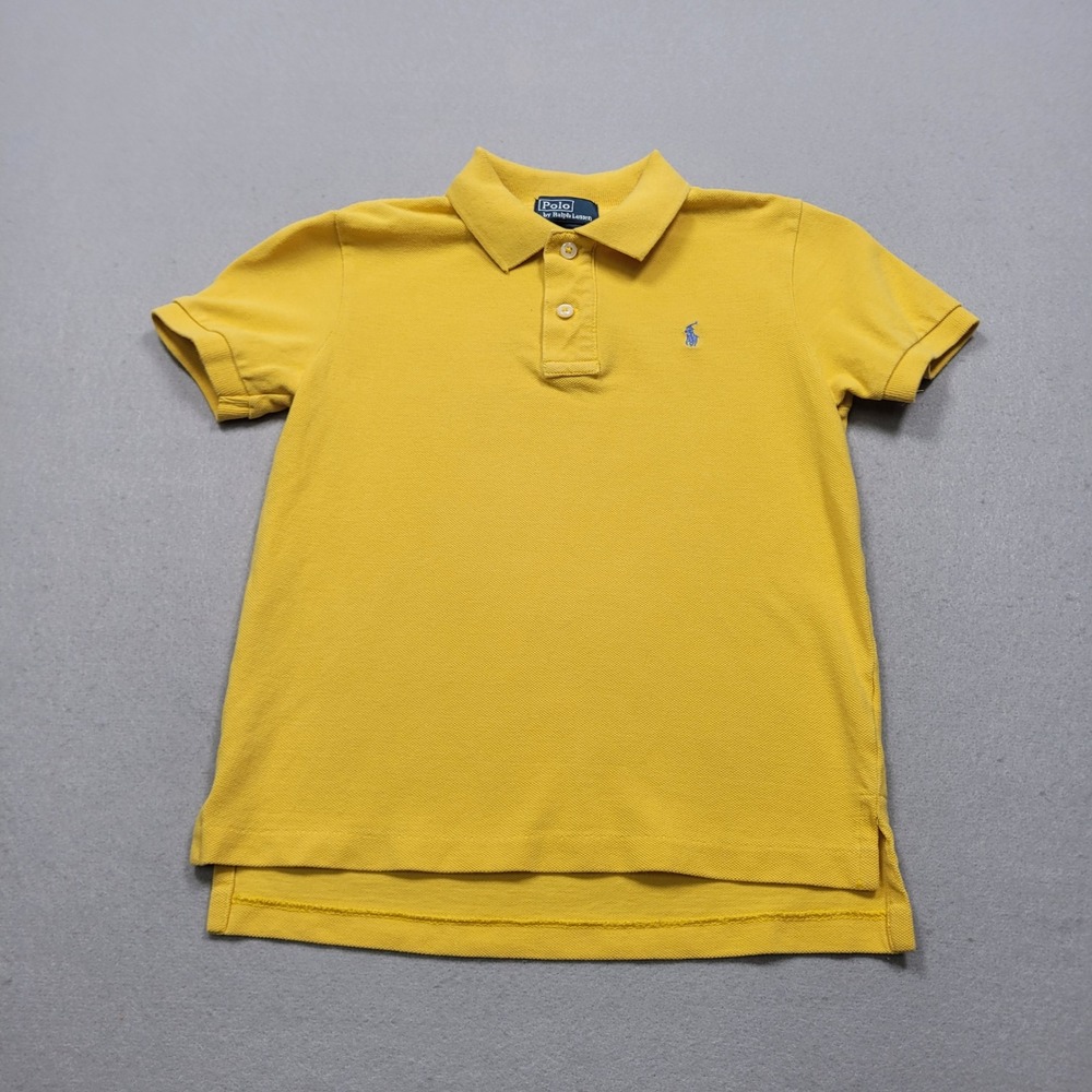 Polo Ralph Lauren Kids Yellow Short Sleeve Polo Shirt Size 6 322069129